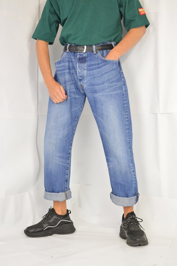 Vintage Blue Denim Levi's 501 Straight 