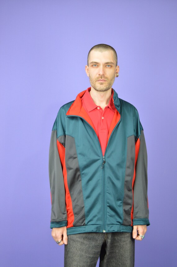 Graphic track jacket clearance