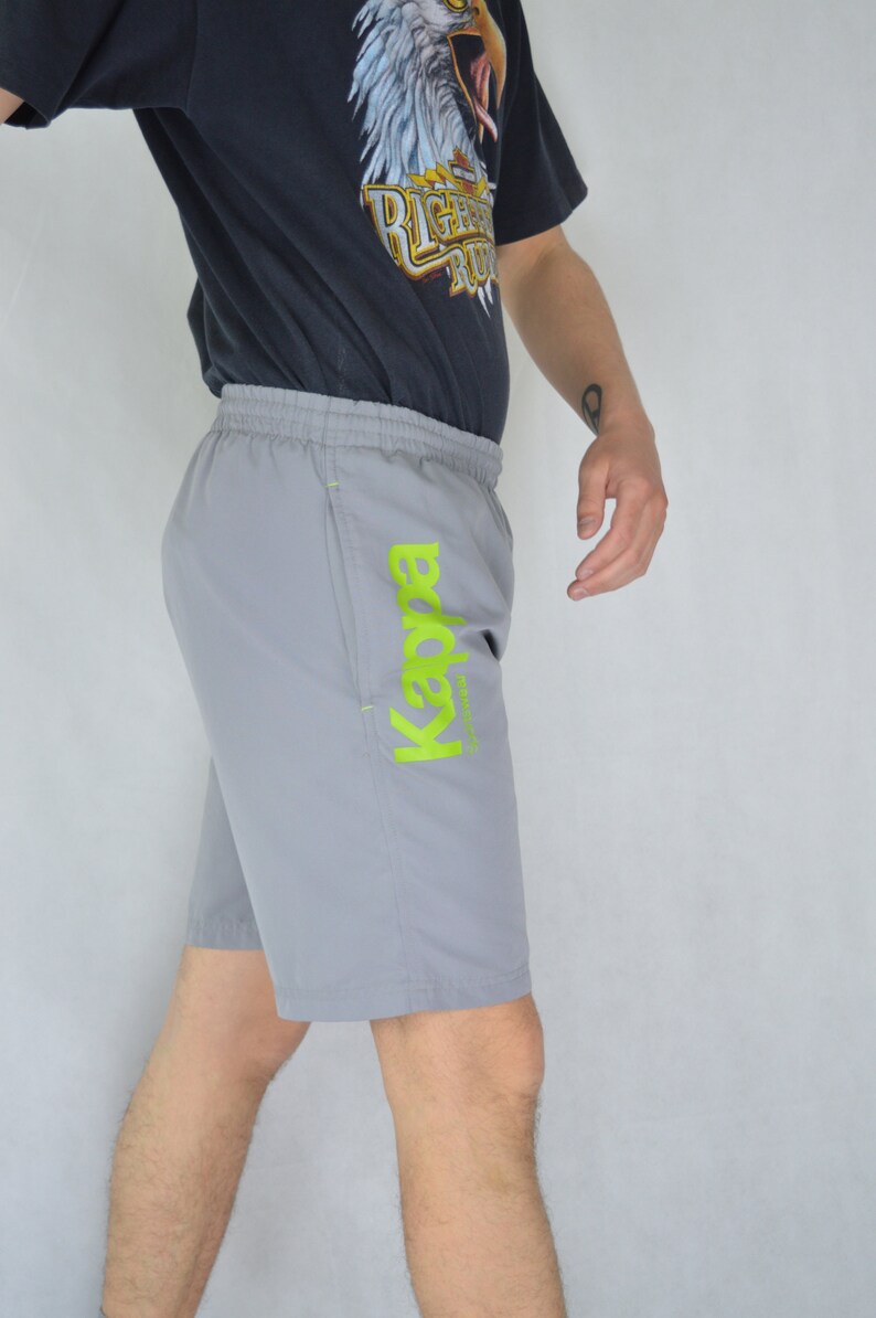 Vintage grey KAPPA festival shorts
