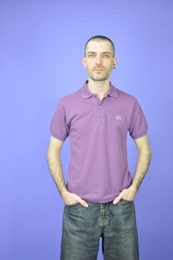 Purple Classic LACOSTE Shirt P128 - Etsy Sweden