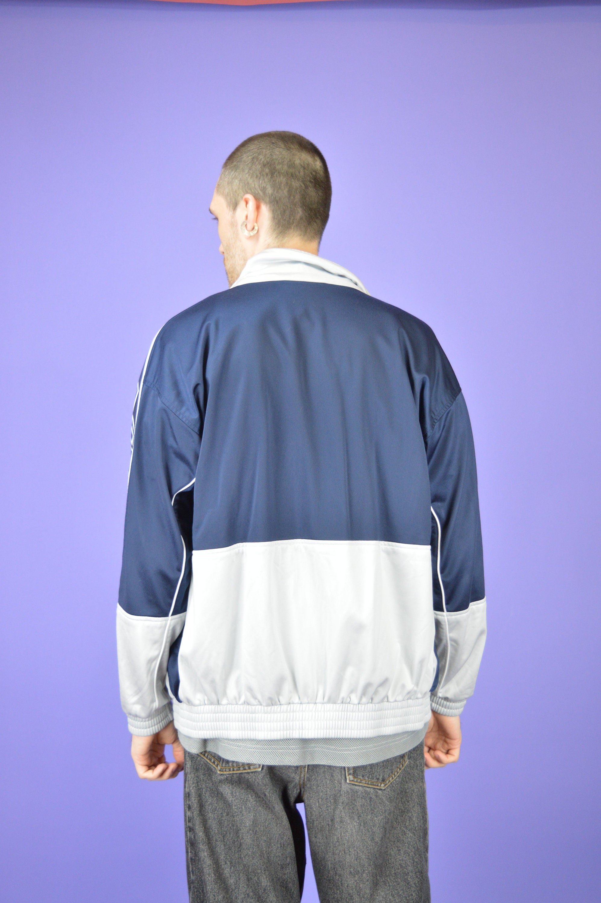 Vintage Two Colour UMBRO Full ZIP Sweatshirt Track Jacket