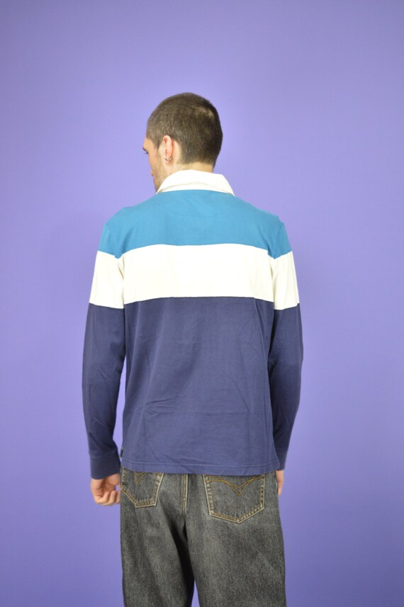 Vintage multicolour KAPPA long sleeve polo shirt … - image 3