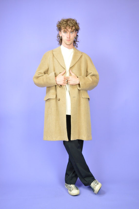 cream color wool coat