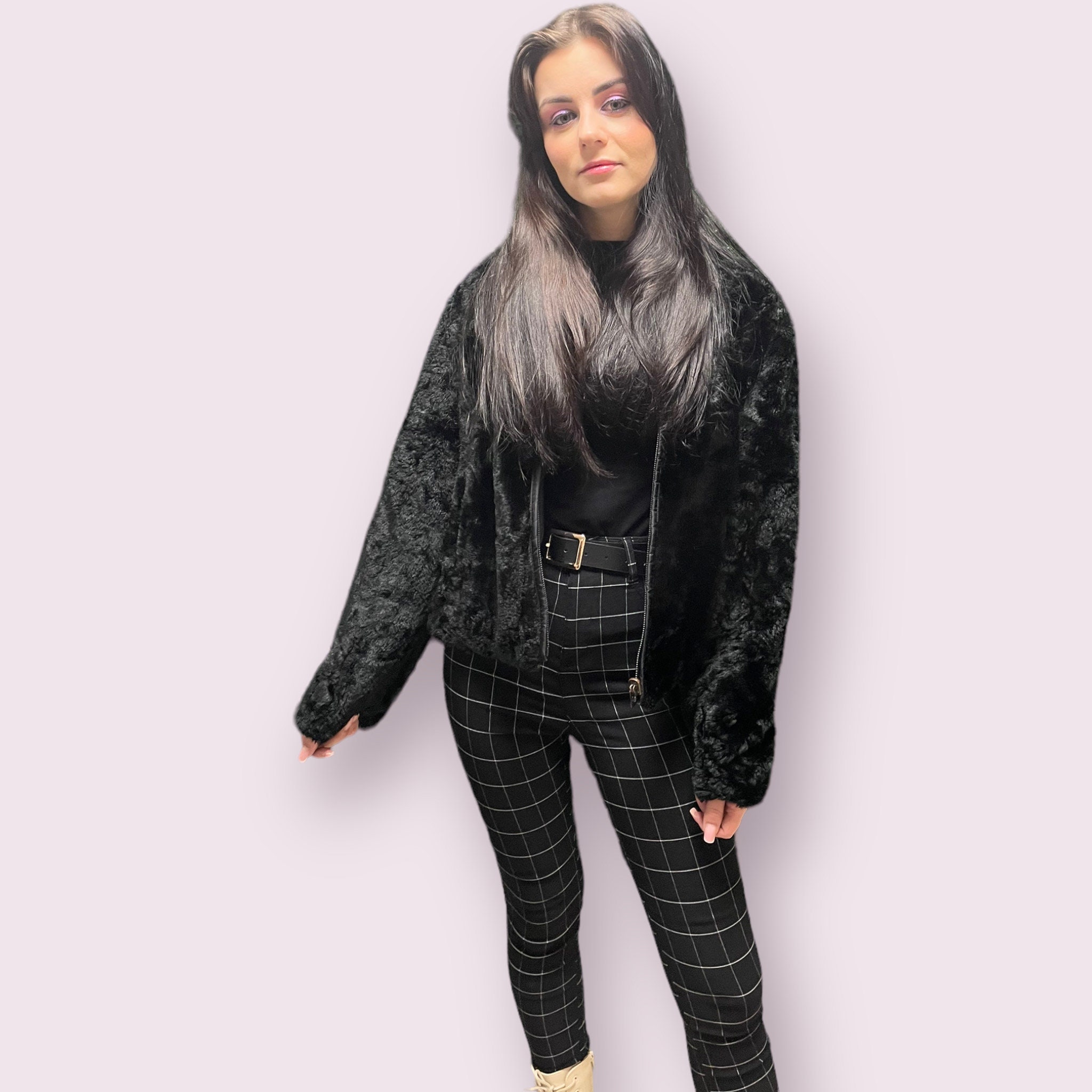 Buy Vintage 90s Black Classic Women's Coat Jacket for Spring – S