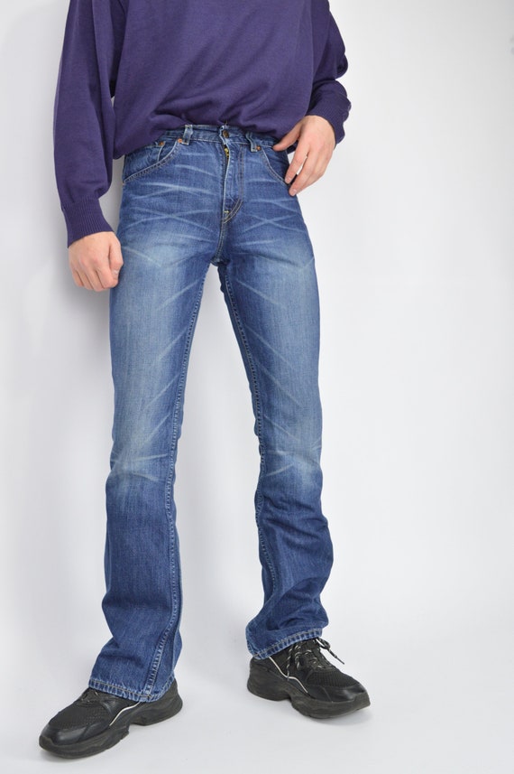 Vintage Blue Levi's 525 Denim Straight Jeans Trousers - Etsy
