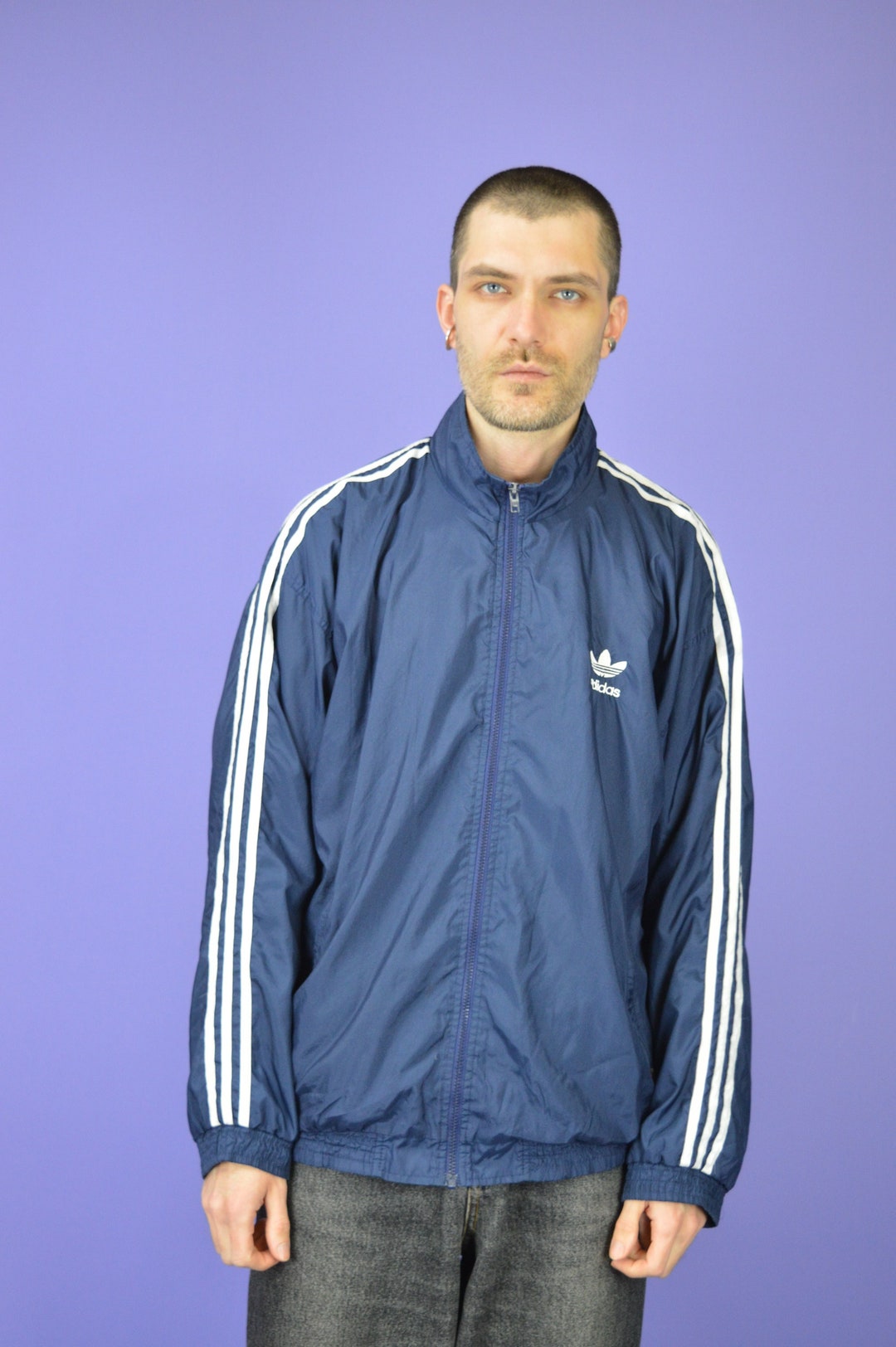 Vintage Blue ADIDAS Sports Track Jacket {TJ142} - Etsy
