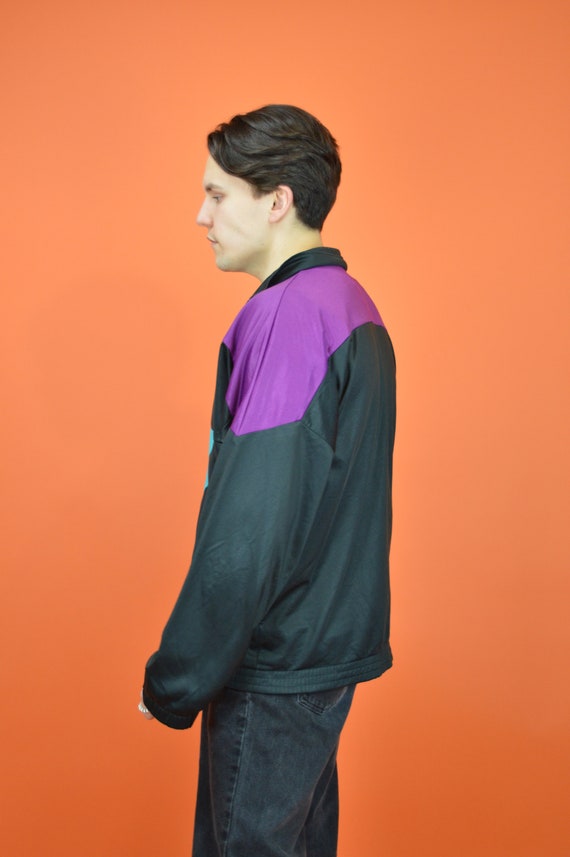 Vintage Colorblock Track Jacket: 80s/90s Retro Sportswear (XXL) - Etsy