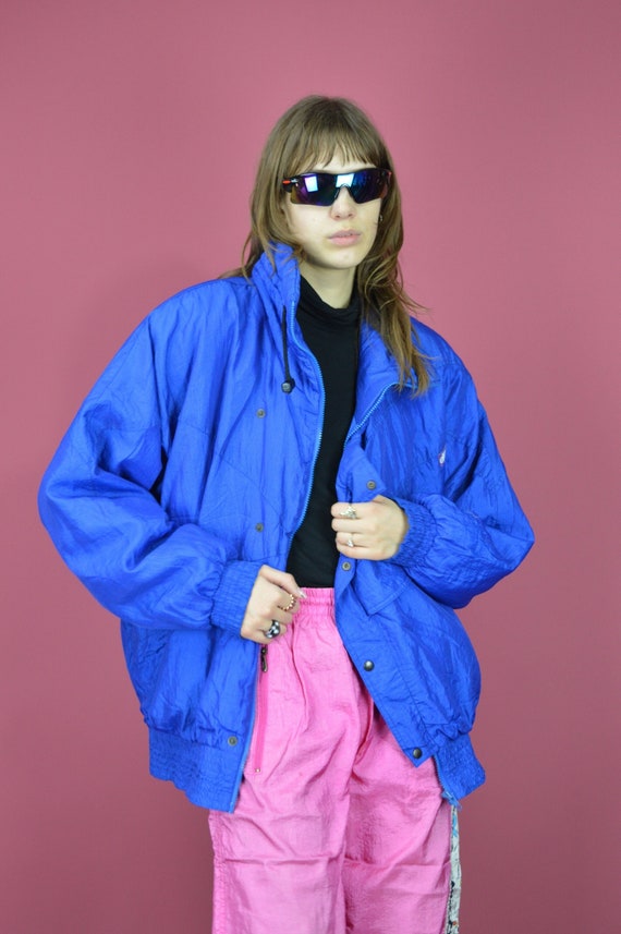 Jaqueta bomber best sale azul