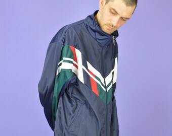 Vintage Multicolour Sports Graphic Track Jacket {TJ78} - Etsy
