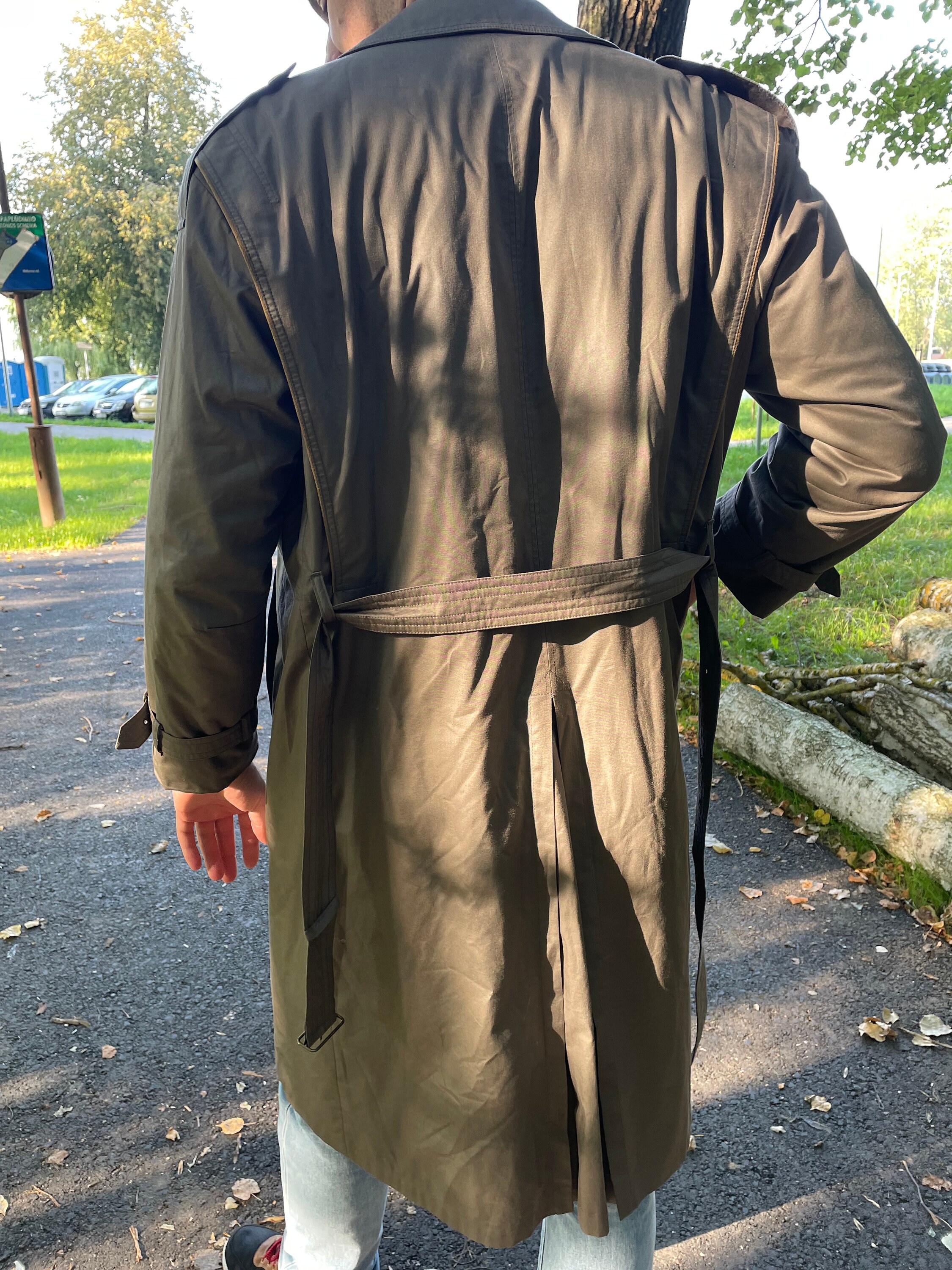 Vintage Grey Classic 80's Trench Coat {C163} - Etsy