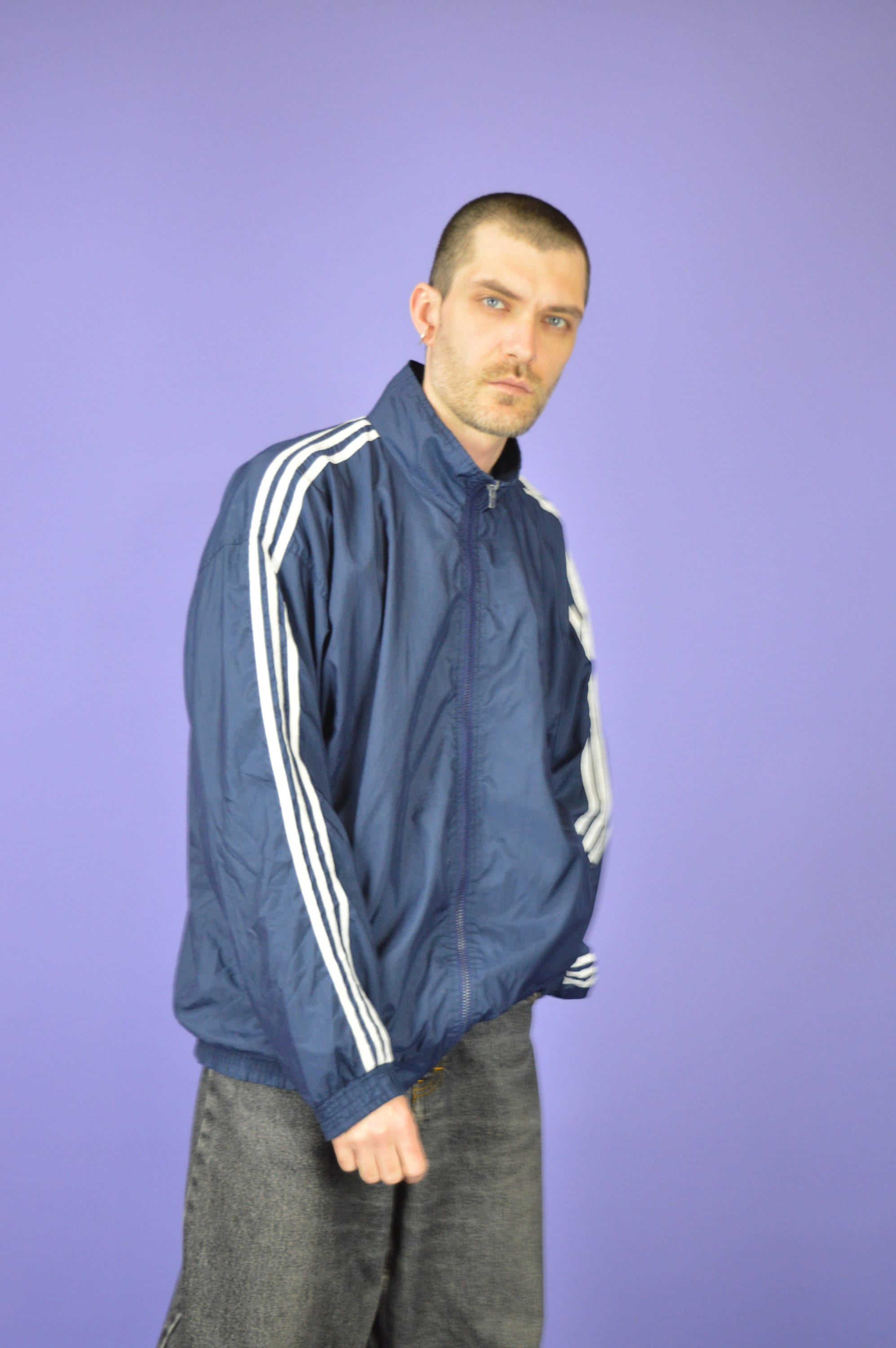 Vintage Blue ADIDAS Sports Track Jacket {TJ142} - Etsy