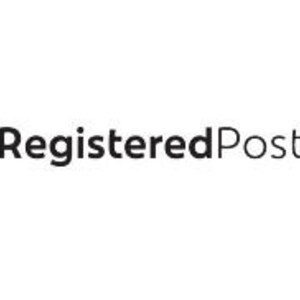 May include: RegisteredPost logo, a black and white wordmark with the text "RegisteredPost" in a sans-serif font.