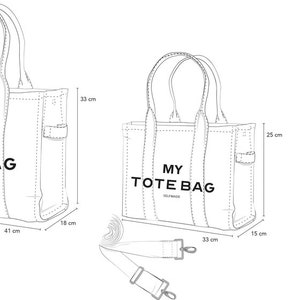Tote Bag Emma I Digital Sewing Pattern I Size S L image 8