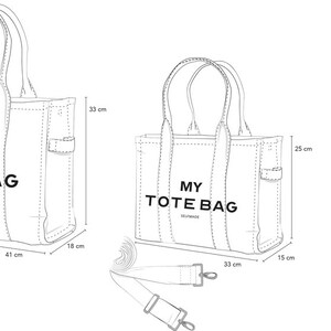 Tote Bag Emma | Digital Sewing Pattern | Sizes S–L - Etsy