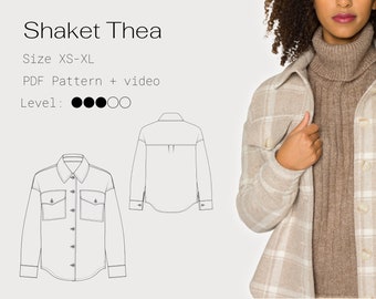 shaket | digital pattern with video tutorial | sizes XS-XL