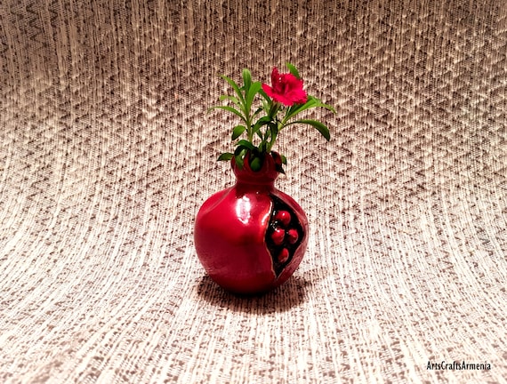 Armenische Granatapfel Vase Armenische Geschenk Fur Mama Frau Etsy