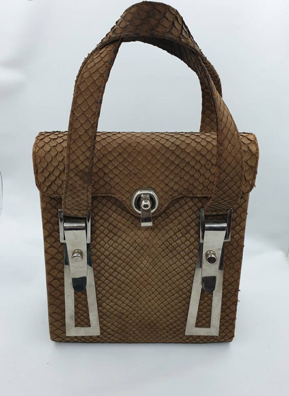 1960s vintage snakeskin bag.