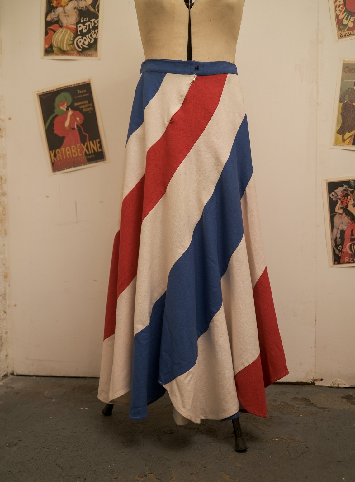 red white blue maxi