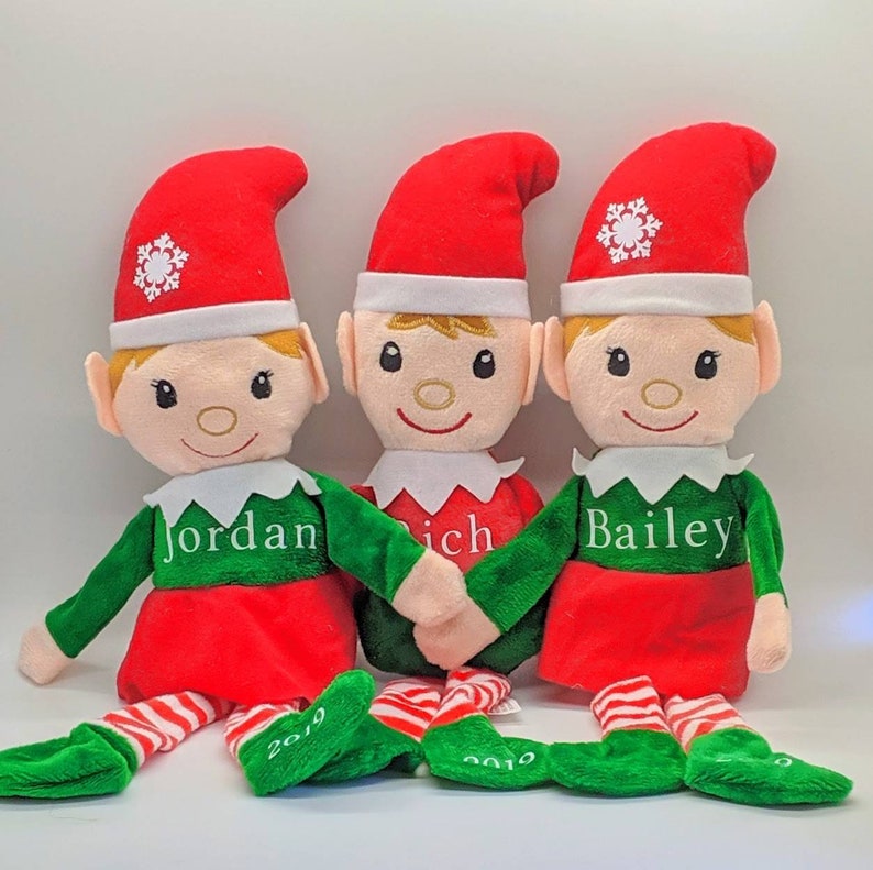 personalized plush elves