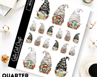 Gnome Planner Stickers || Worldly Gnomes