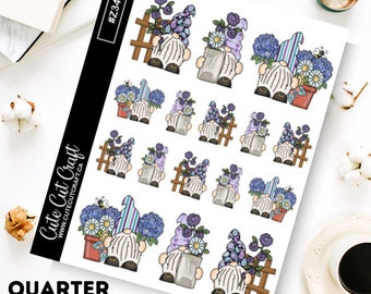 Gnome Planner Stickers || Spring Gnomes 5