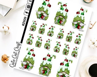 Gnome Planner Stickers || Apple Gnomes