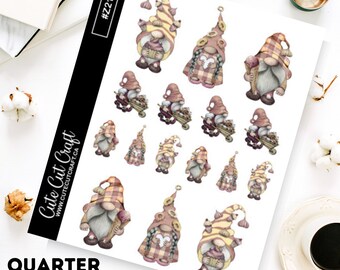 Gnome Planner Stickers || Donut Gnomes