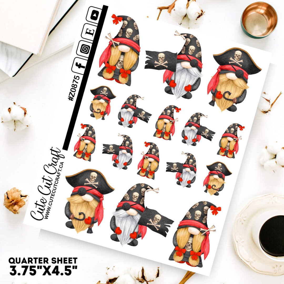 Gnome Planner Stickers Pirate Gnomes - Etsy