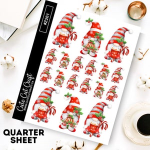 Gnome Planner Stickers || Hot Cocoa Gnomes