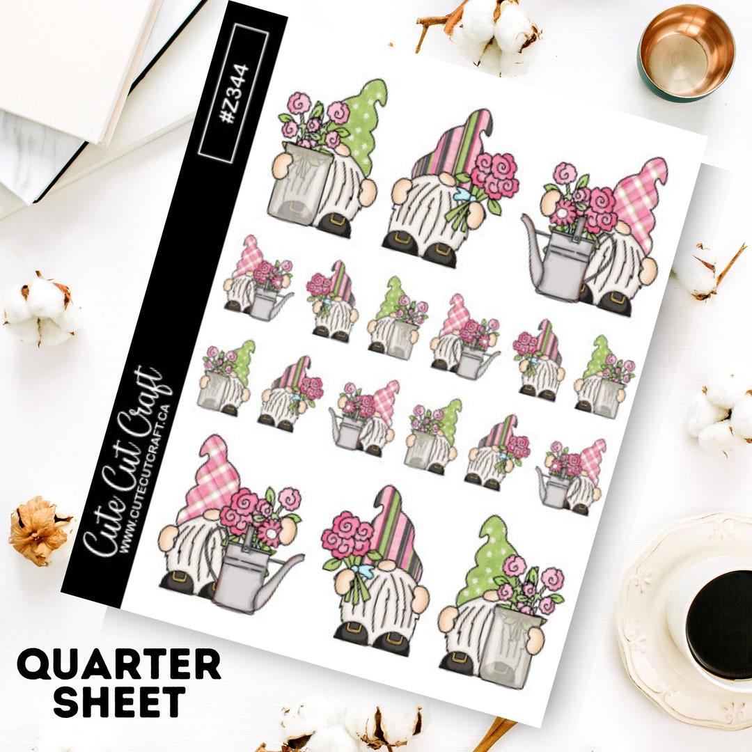 Gnome Planner Stickers May Day Gnomes - Etsy