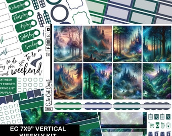 Weekly Sticker Kit || Mystical Journey || Vertical Planner Erin Condren LifePlanner