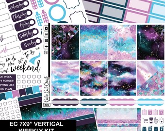 Weekly Sticker Kit || Sugar Rush || Vertical Planner Erin Condren LifePlanner