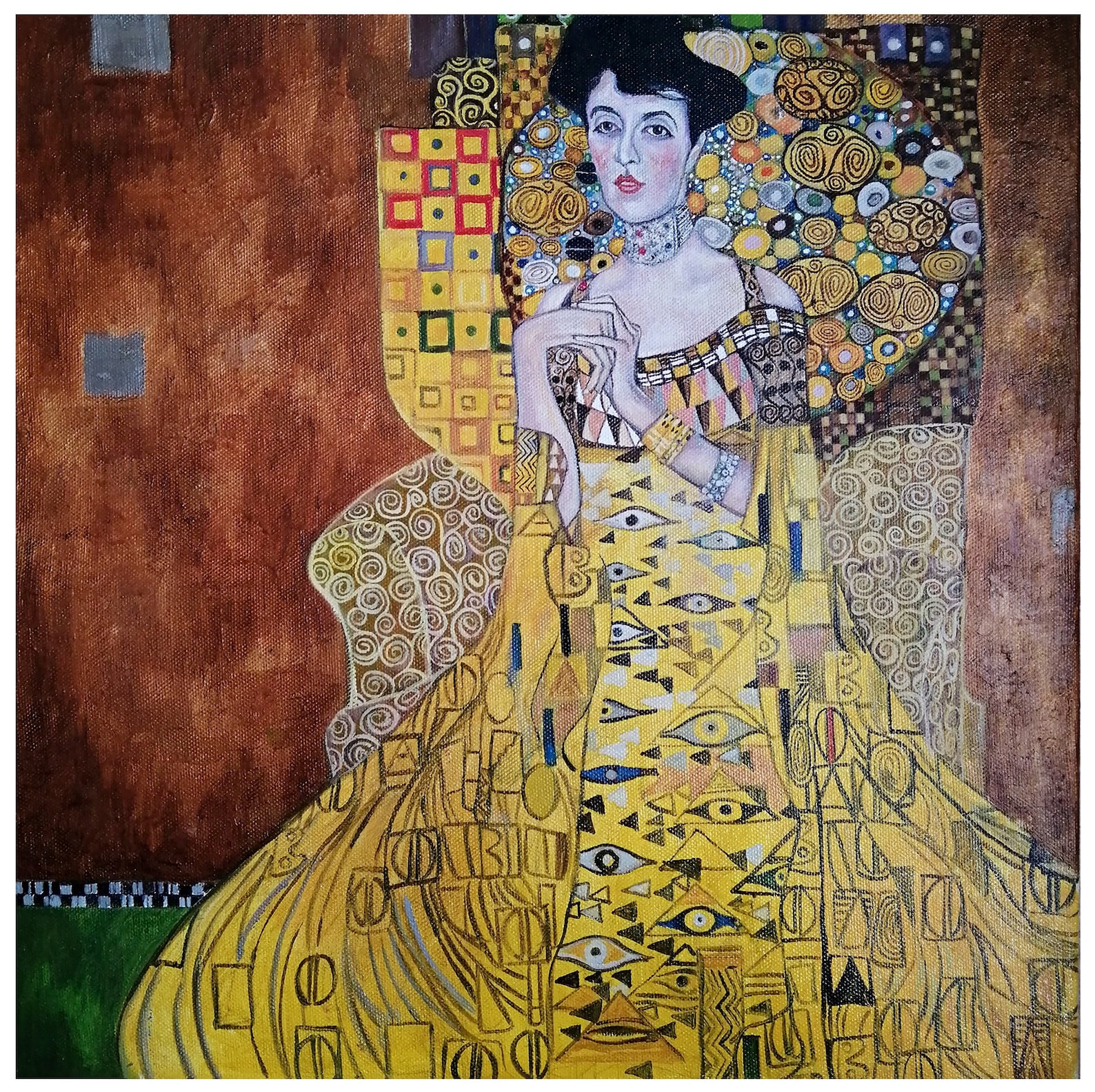 Gold Adele Gustav Klimt Painting Woman Artwork Original Art Etsy Il 1588xN.3038424586 2xzl