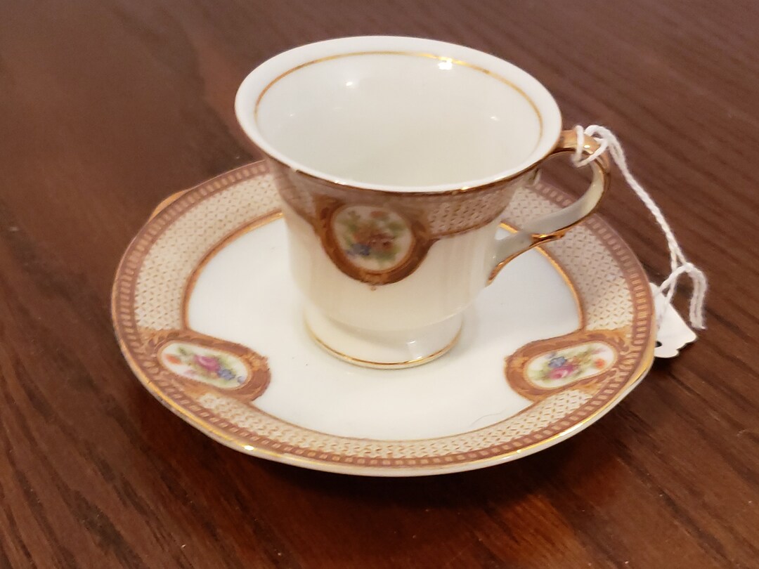 Vintage Occupied Japan China Mini Cup and Saucer Very Nice Cup Etsy