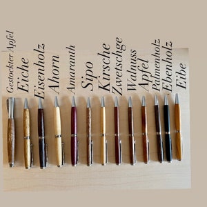 Wooden pencils, mechanical pencils, handmade, fine handcrafted pencils, different woods, personalized image 9