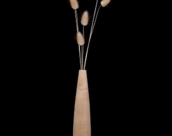 Wooden vase, dried flower vase, wooden vase for dried flowers