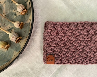 'bulla' headband, knitted hairband made of merino wool with fleece, handmade gift for girlfriend, cozy winter accessory