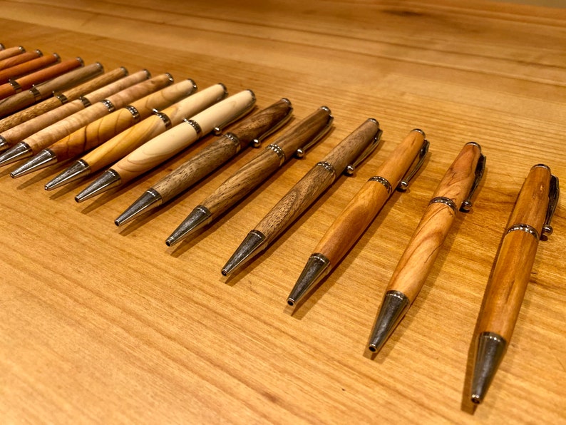 Ballpoint pen personalized, handcrafted from wood image 3