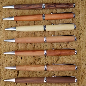 Ballpoint pen personalized, handcrafted from wood image 7