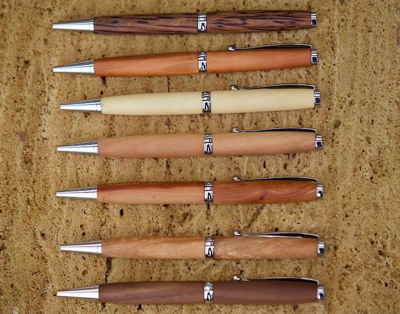 Ballpoint pen personalized, handcrafted from wood image 7