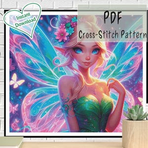 Rainbow Fairie - Cross Stitch Pattern
