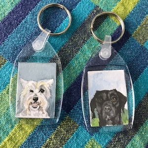Pet Mini Portrait Keychain