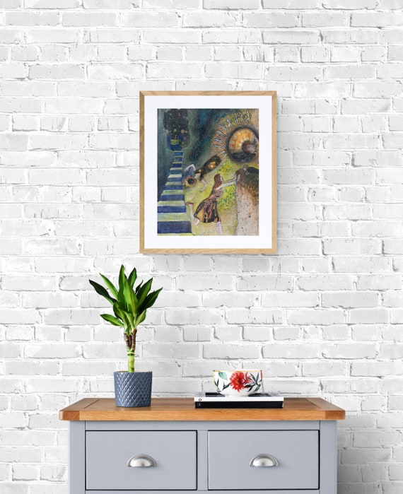 Vicious Flower Art print limited edition 0f 100