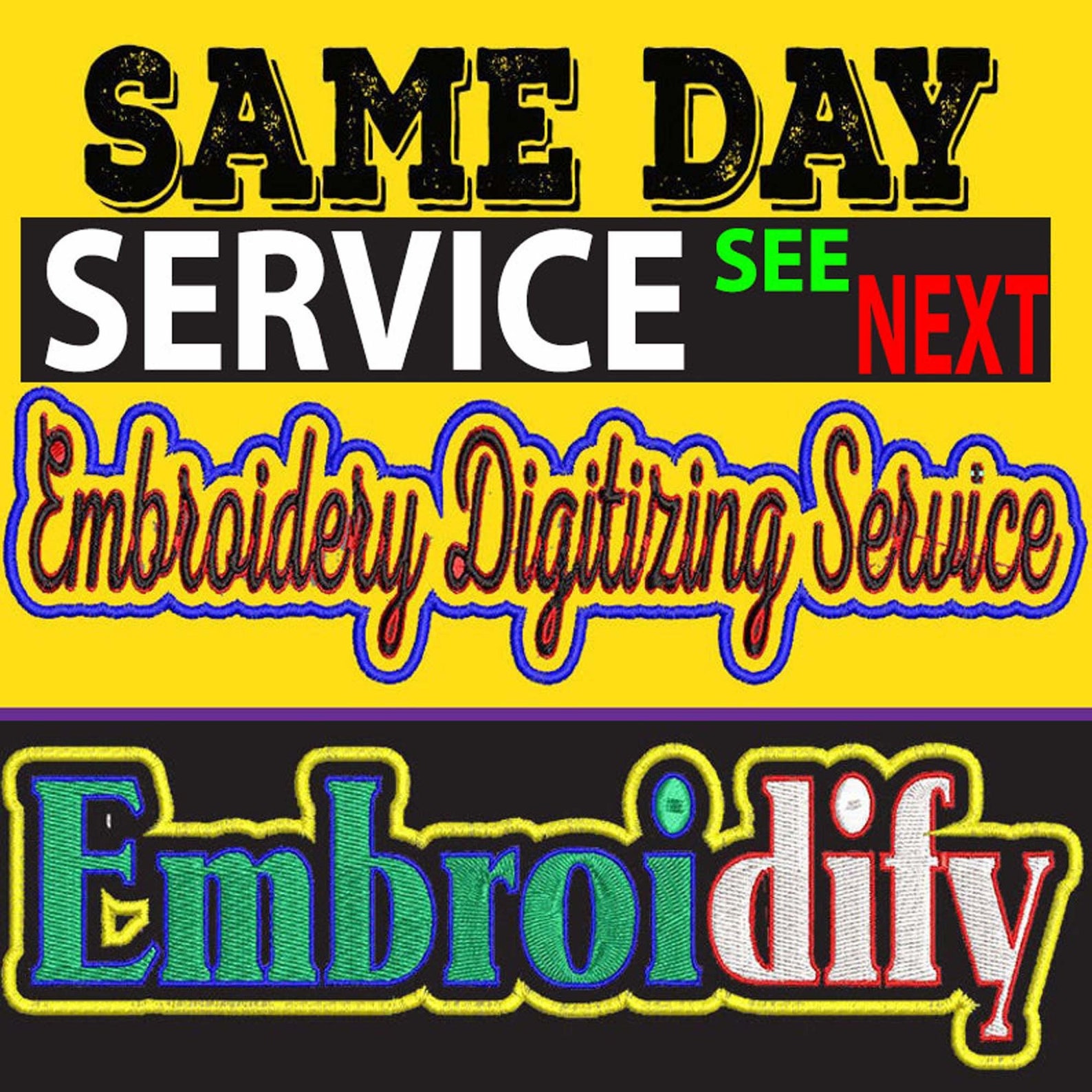 Embroidery logo digitizing service applique get your logo  etsy Embroidery logo digitizing service applique get your logo  etsy