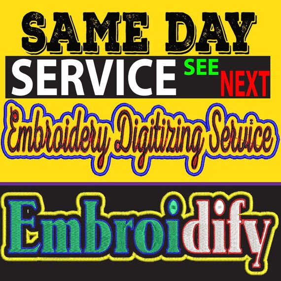 Embroidery Logo Digitizing Service Applique Get your Logo Etsy