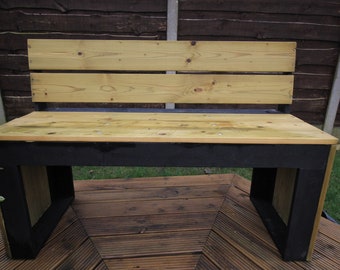 Contemporary garden bench