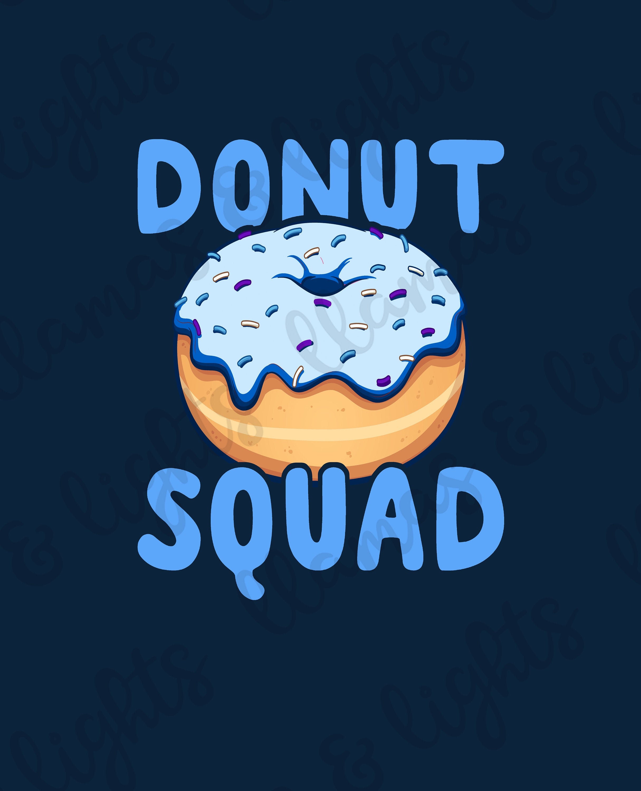 Donut Squad PNG Donut Squad Tshirt Design File Donut Lover - Etsy UK