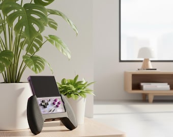 Ergonomische Griffe für Miyoo Mini Plus – Handgriff Zubehör für besseren Halt – Gameboy Retro Gaming Case – 3D Druck Griffaufsatz