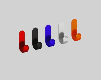 NoshHook - Coat Hook | Wall Mounted | Rounded Design | 3D Printed
