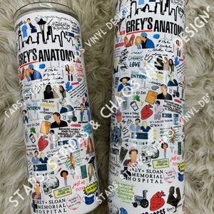 Greys Anatomy Theme Tumbler